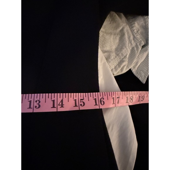 Jarbo Black Blazer Jacket Womens Size 38 Button Front Long Sleeve - Picture 8 of 8